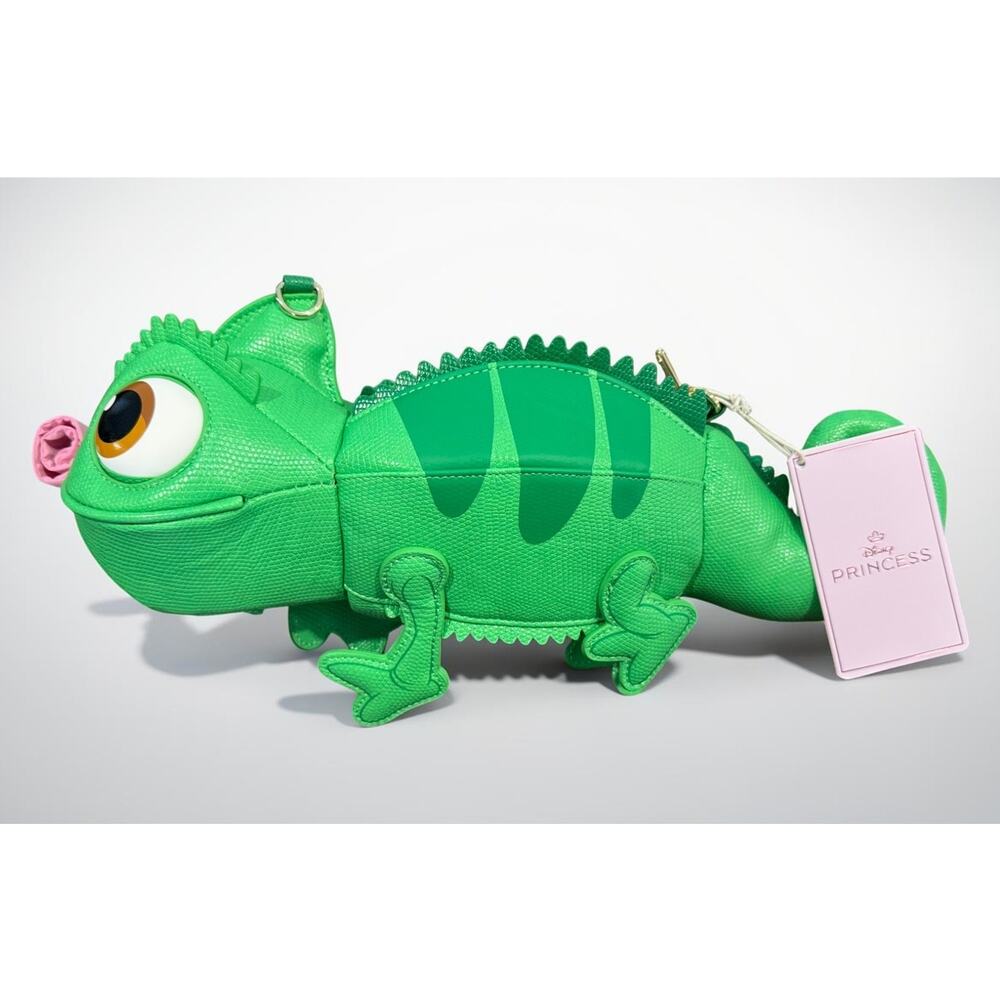 Loungefly Disney Tangled Pascal Figural Interactive Crossbody Bag NWT